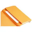 Carnet broché Rhodiarama A6 140 pages,ligné, couverture souple noire