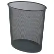 Corbeille à papier Mesh - 40L - Métal noir - ALBA