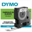 10 Rubans pour titreuse DYMO D1 19mm - blanc impression noire