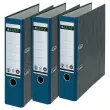 Classeurs &agrave; levier carton marbr&eacute; - Dos 8 cm  - bleu - LEITZ 