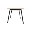 Bureau rectangulaire 180x80 H&ecirc;tre / pi&eacute;t. Anthracite BANGKOK 