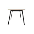 Bureau rectangulaire 180x80 Acacia Clair / piét. Anthracite BANGKOK