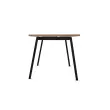 Bureau rectangulaire 180x80 Noyer / pi&eacute;t. Anthracite BANGKOK 