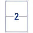 Boîte d'étiquettes de masquage laser AVERY 199,6x143,5 mm 25 f x 50 ét