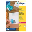 Étiquettes de masquage laser AVERY 99,1 x 57 mm 25 f x 10 étiquettes