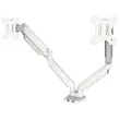 Bras porte-écrans double Platinum Series - Blanc - FELLOWES
