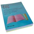 100 Chemises carte économiques coloris assortis pastel 24x32 cm