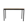Table modulaire rectangulaire 120 x 60chêne veiné / noir