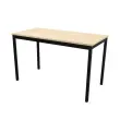 Table modulaire rectangulaire 120 x 60 acacia / noir