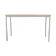 Table modulaire rectangulaire 120 x 60 acacia / alu