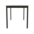 Table modulaire rectangulaire 140 x 70chêne veiné / noir