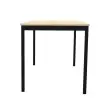 Table modulaire rectangulaire 140 x 70 acacia / noir 