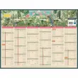 Calendrier de banque 12 mois Exotique - 42 x 32 cm - Janvier &agrave; d&eacute;cembre - BOUCHUT GRANDREMY 