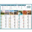 10 Calendriers banque Planètes 14 mois - 55 x 43 cm - Janvier à décembre - BOUCHUT GRANDREMY