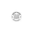 Timbre Printy personnalisable 4630 - Bo&icirc;tier bleu - Encre noire - &Oslash;30 mm - 6 lignes max. 