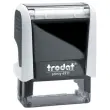 Timbre personnalisable Printy 4911 - Boitier blanc - Encre noire - 38 x 14 mm - 4 lignes max. 
