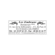 Timbre personnalisable Printy 4915 - Boitier blanc - Encre noire - 70 x 25 mm - 7 lignes max. 