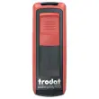 Timbre mobile personnalisable Printy 9512 - Boîtier rouge -Encre noire - 47 x 18 mm - 5 lignes max