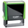 Timbre personnalisable Printy 4914 - Boîtier vert - Encre noire -64 x 26 mm - 6 lignes max.