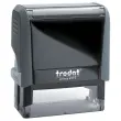 Timbre personnalisable Printy 4915 - Boîtier gris - Encre noire - 70x 25 mm - TRODAT