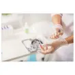 100 Gants en vinyle non poudrés - Taille 9/L - Tâches ponctuelles