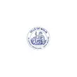 Timbre Printy personnalisable 4630 - Boîtier bleu - Encre bleue - Ø30 mm - 6 lignes max.