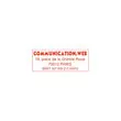Timbre personnalisable Printy 4912 - Encre rouge  - 5 lignes max - TRODAT 