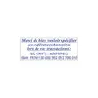 Timbre personnalisable Printy 4913 - Encre bleue - 6 lignes max - TRODAT