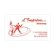 Timbre personnalisable Printy 4926 - Bo&icirc;tier rouge - Encre rouge - 75 x 38 mm - 9 lignes max. 