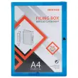 Bo&icirc;te valisette personnalisable  en polypropyl&egrave;ne A4 - Dos 2,5 cm 