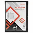 Boîte valisette personnalisable - polypropylène A4 - Dos 2,5 cm - noir - ACCESS