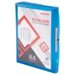 Boîte valisette personnalisable - polypropylène A4 - Dos 4 cm - bleu - ACCESS