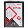 Boîte valisette personnalisable en polypropylène A4 - Dos 8 cm