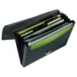 Trieur extensible en polypropylène recyclé - 6 compartiments - Noir - LEITZ