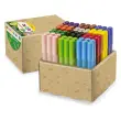 Lot de 72 Schoolbox Ecofamily - Pointe large - Coloris assortis - Jumbo