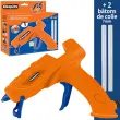 Pistolet &agrave; colle pour b&acirc;tons de colle &Oslash; 7 mm + 2 recharges - Alix 
