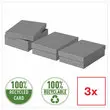 3 Boîtes de rangement Home - Taille M basse - Gris - ESSELTE