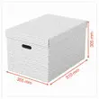 3 Boîtes de rangement Home taille L - Blanc - ESSELTE