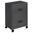 Caisson mobile en métal 2 tiroirs anthracite
