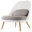 Fauteuil COCOON Blanc / Gris