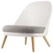 Fauteuil COCOON Blanc / Gris
