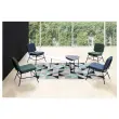 Table basse gigogne 60 cm noire