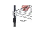 Etagère multifonction 5 niveaux L90 x H200 cm