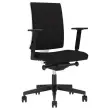 Siège NAVIGO synchrone coque blanche -tissu et accot 4d noir montés