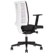 Siège NAVIGO synchrone coque blanche -tissu et accot 4d noir montés