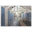 Vestiaire gain de place porte en L 3 colonnes - 6 utilisateurs - Bleu