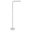 Lampadaire LED t&ecirc;te r&eacute;versible - Blanc/Chrome - ALBA 