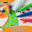 Feutre de coloriage pointe large BIC VISACOLOR XL encre lavable coloris assortis -  lot de 144 