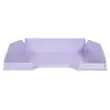 Corbeille à courrier superposable Aquarel - Lilas - Exacompta