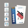 100 Pochettes de plastification brillantes - A3 - 175&micro; - Fellowes 
